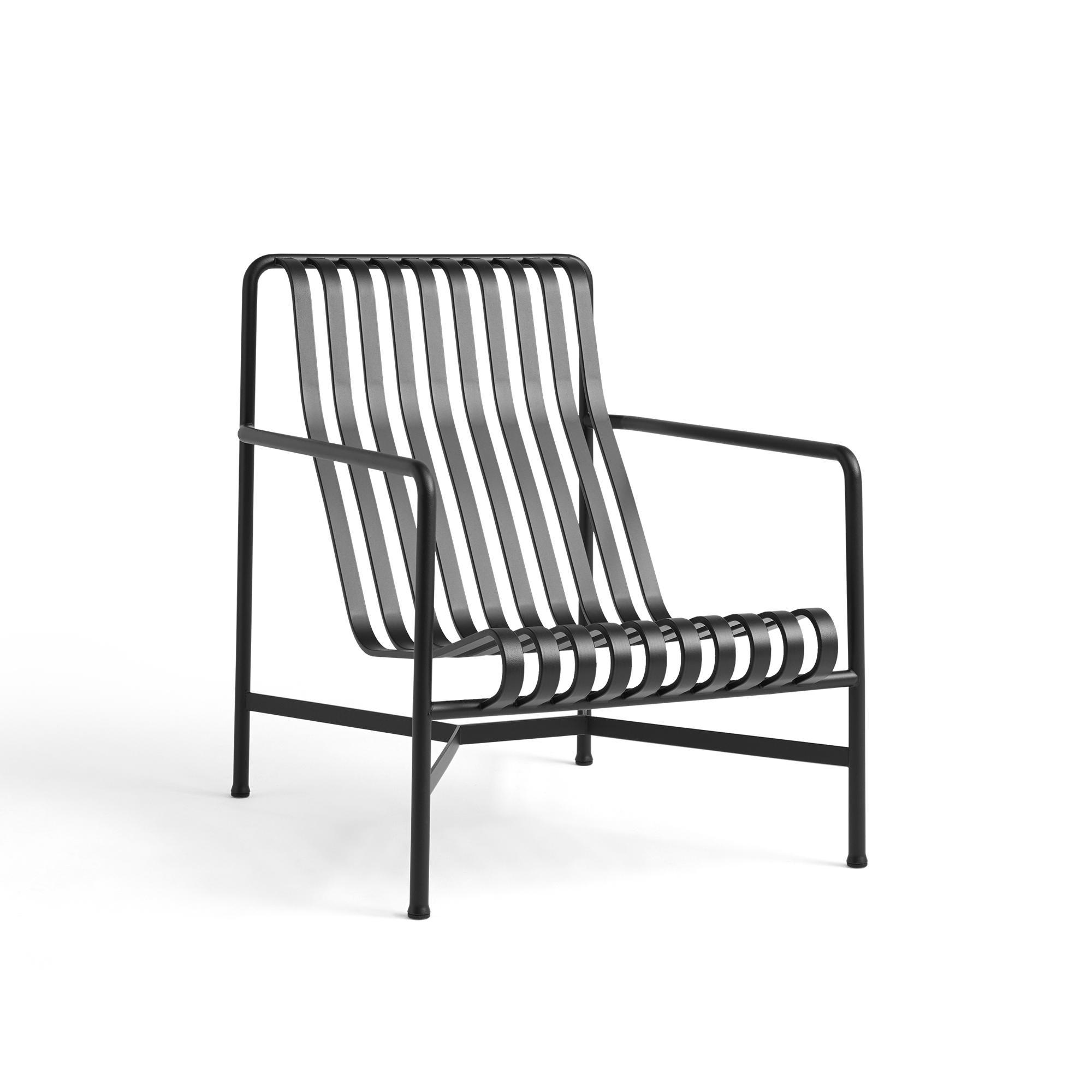 HAY Palissade Armchair High Anthracite