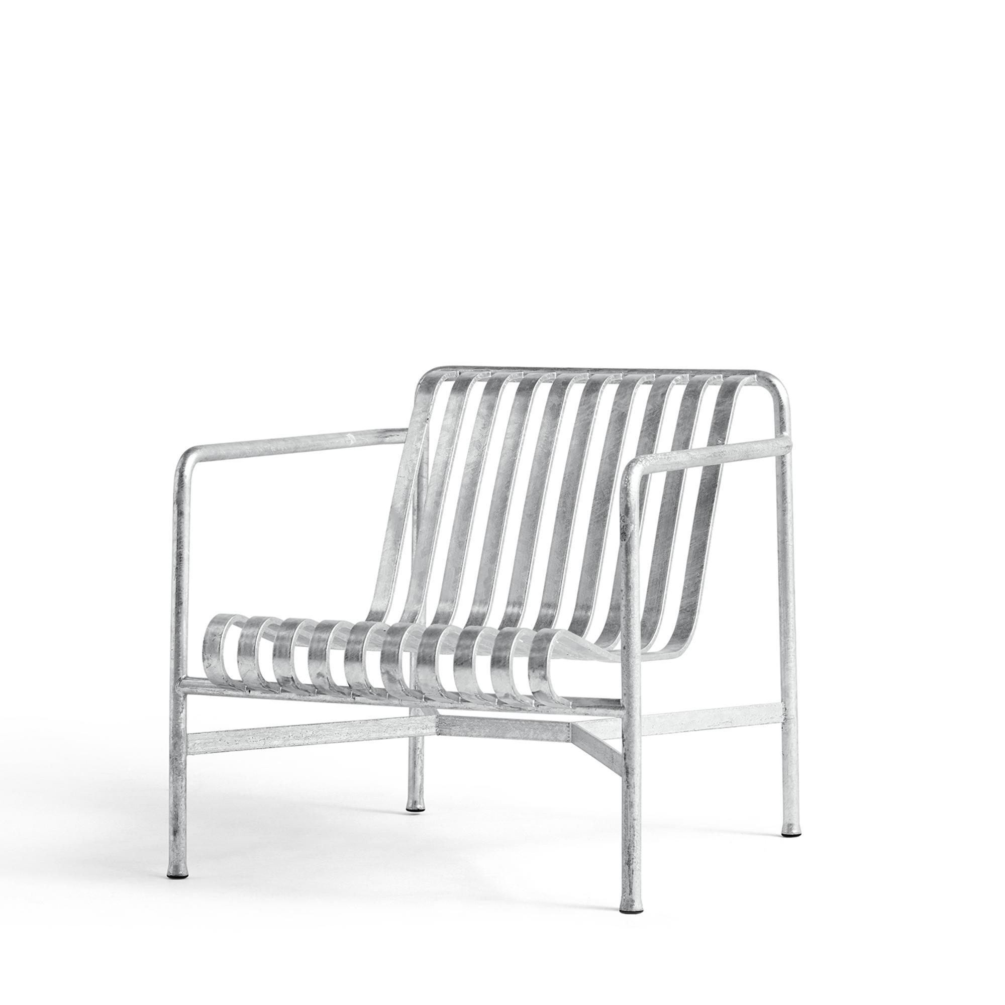 HAY Palissade Armchair Low Hot Galvanized Steel