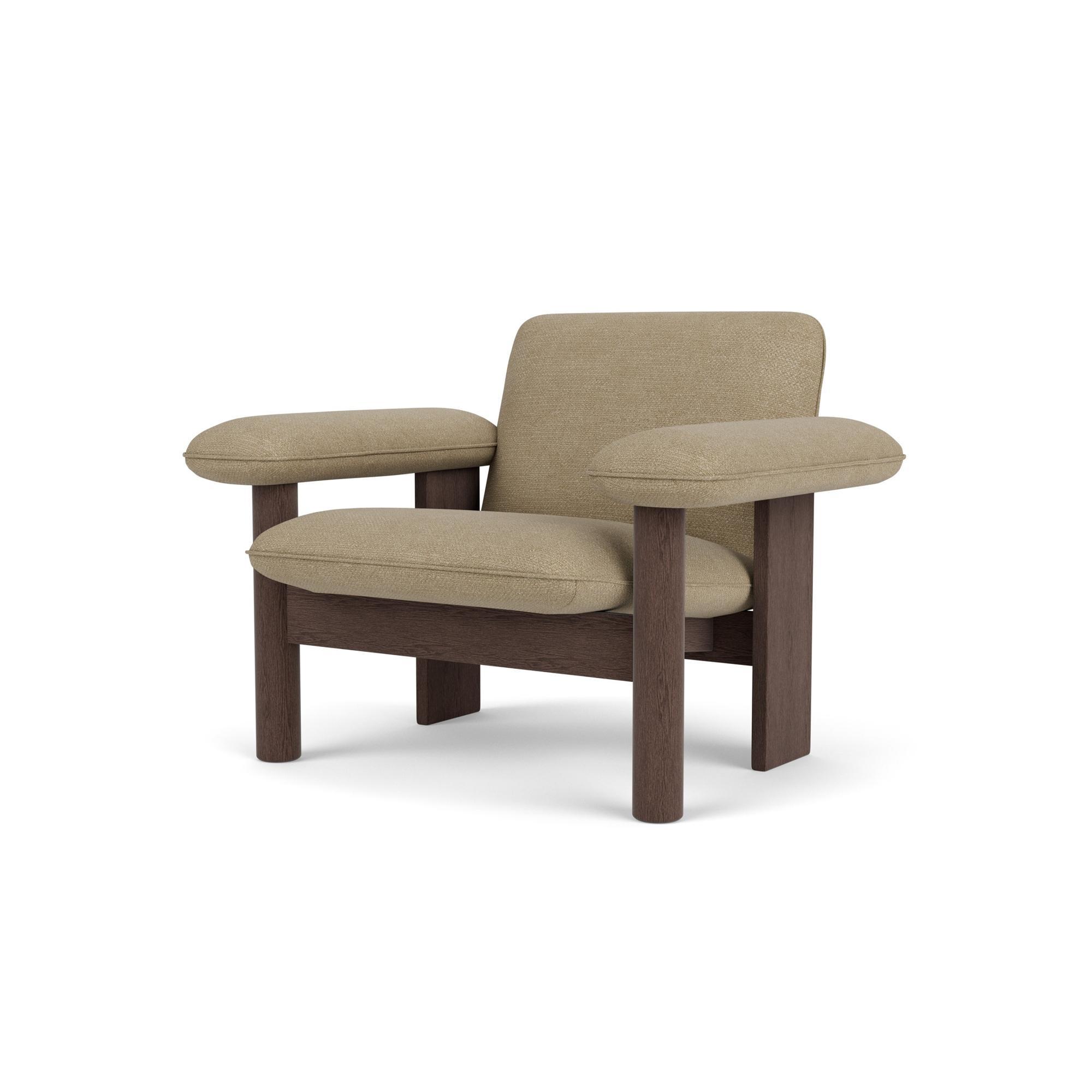 Audo Brasilia Armchair Low Back Oak/Audo Bouclé