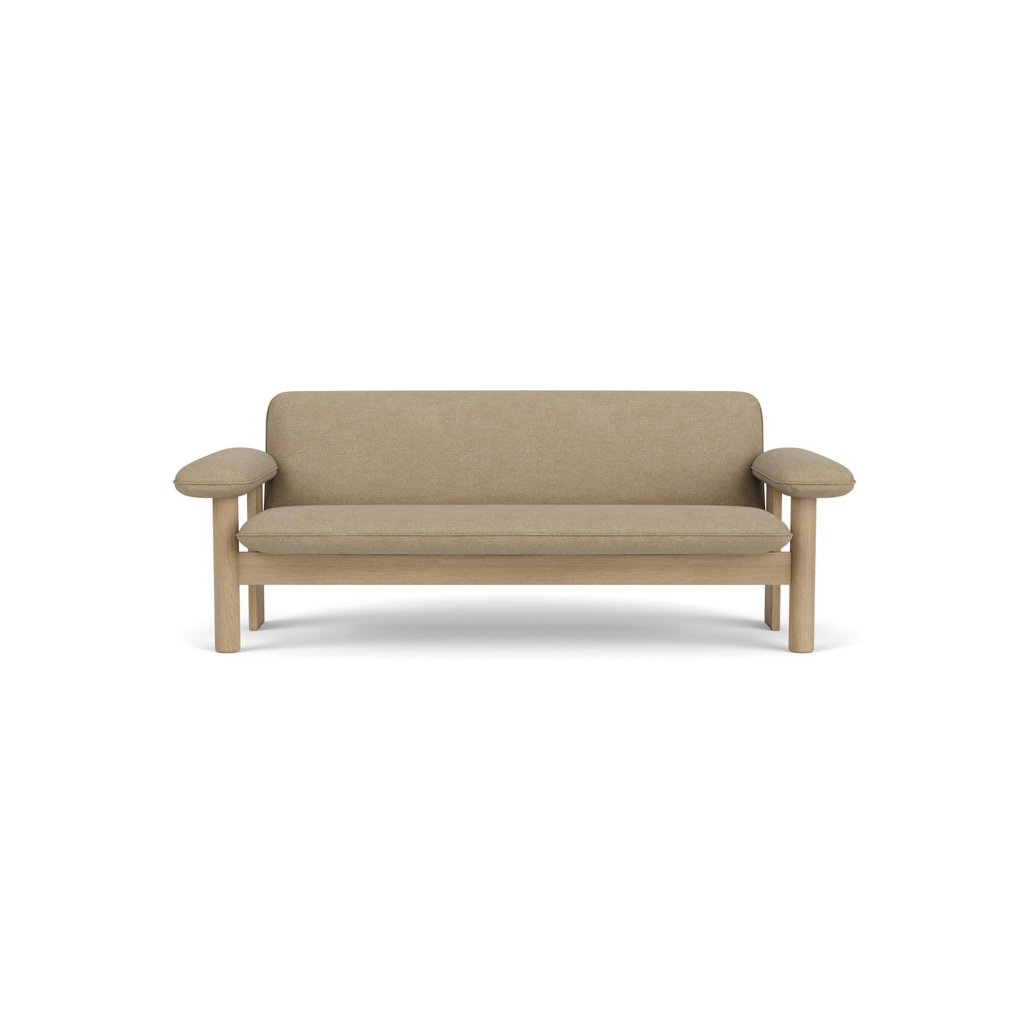 Audo Brasilia Sofa 2-Seater Oak/Audo Bouclé