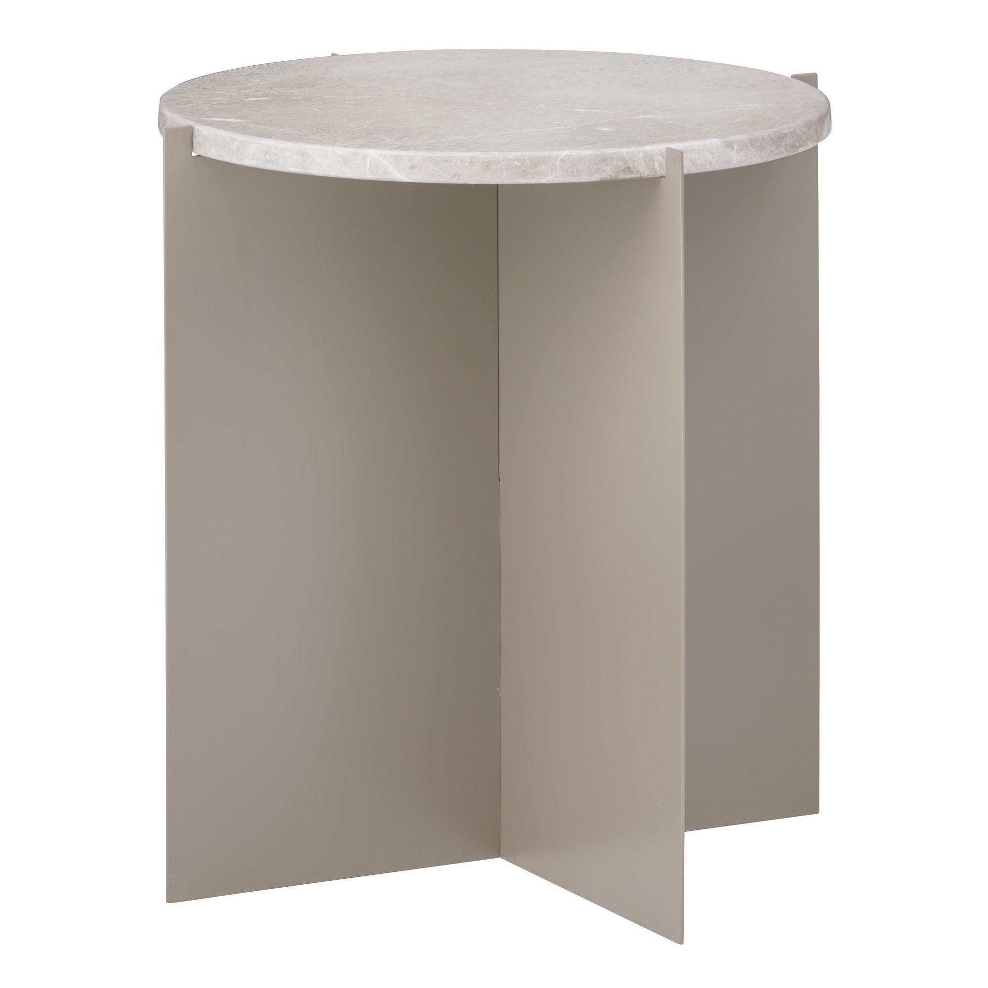 Cozy Living Lilja Beistelltisch Marmor/Moon