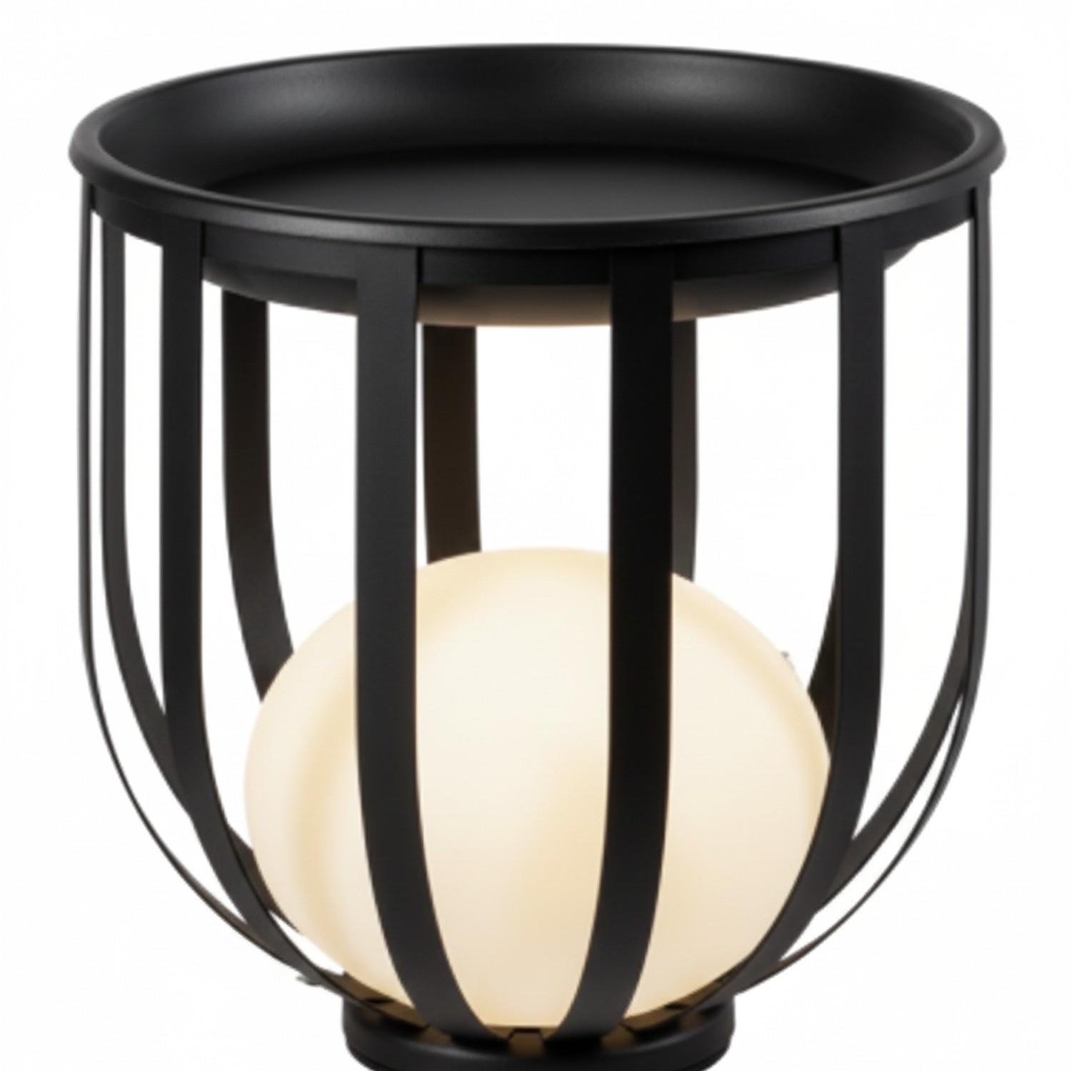 Estiluz Bols Lámpara de pie Baja Antracita