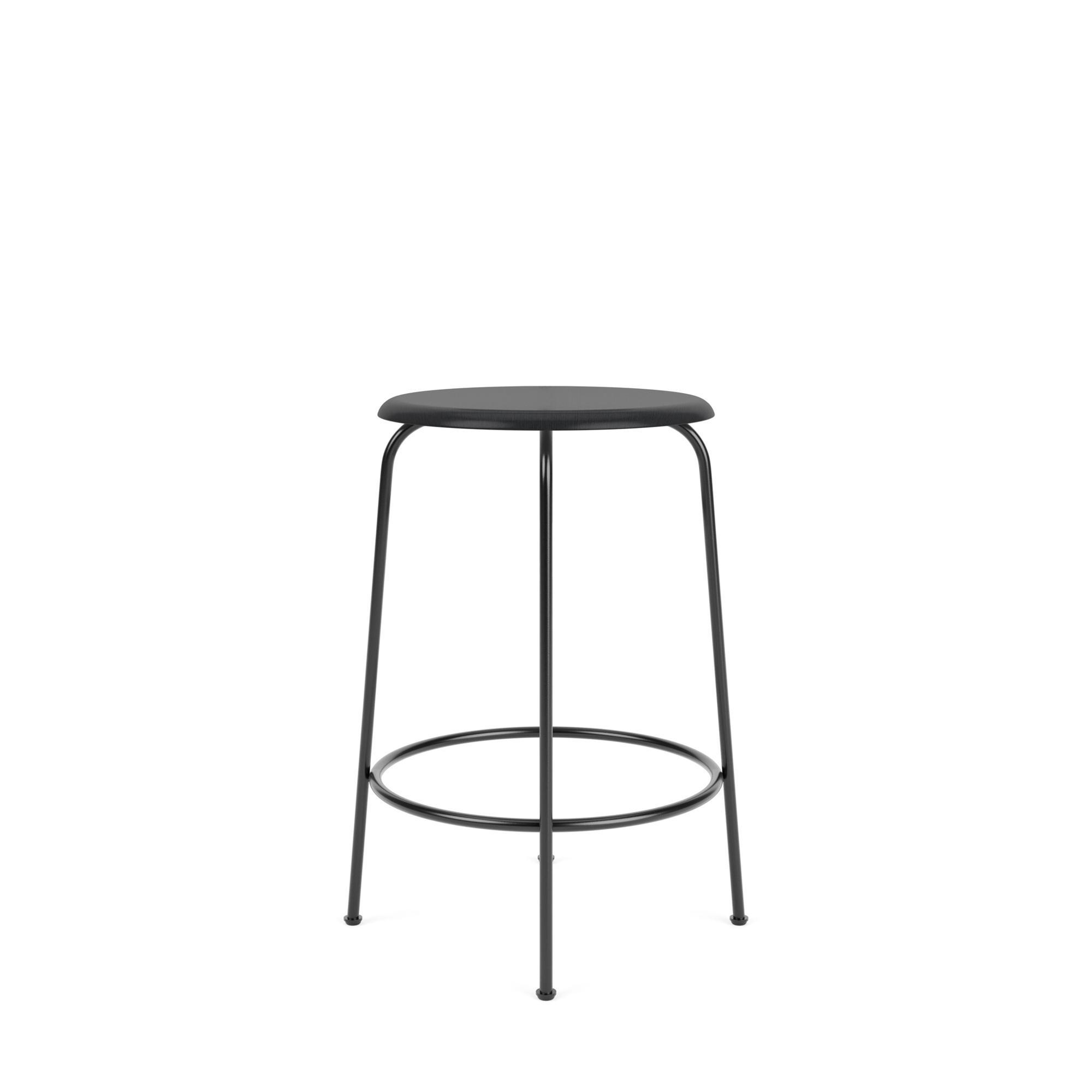 Audo Afteroom Bar Stool H63 Black Painted Ashwood