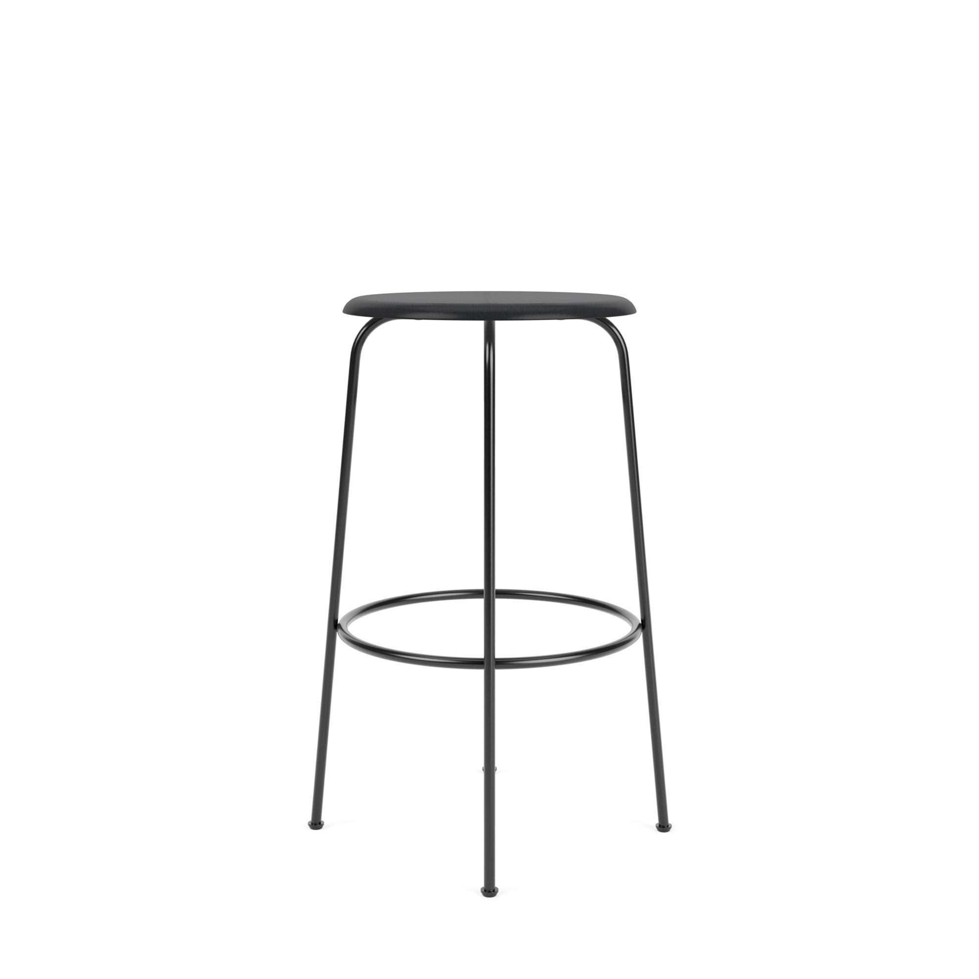 Audo Afteroom Bar Stool H72 Black Painted Ashwood