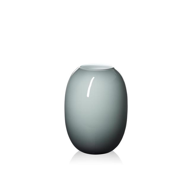9: Piet Hein Super Vase 25 cm Opal/Grå