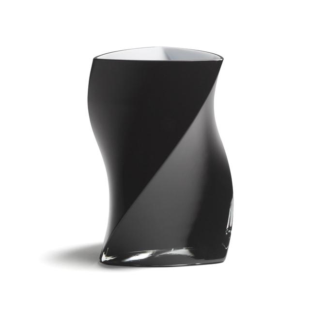 2: Piet Hein Twister Vase 24 cm Sort