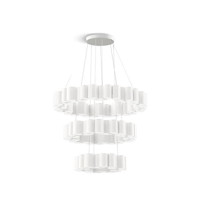 Stilnovo Honungsljuskrona Ø110 Vit