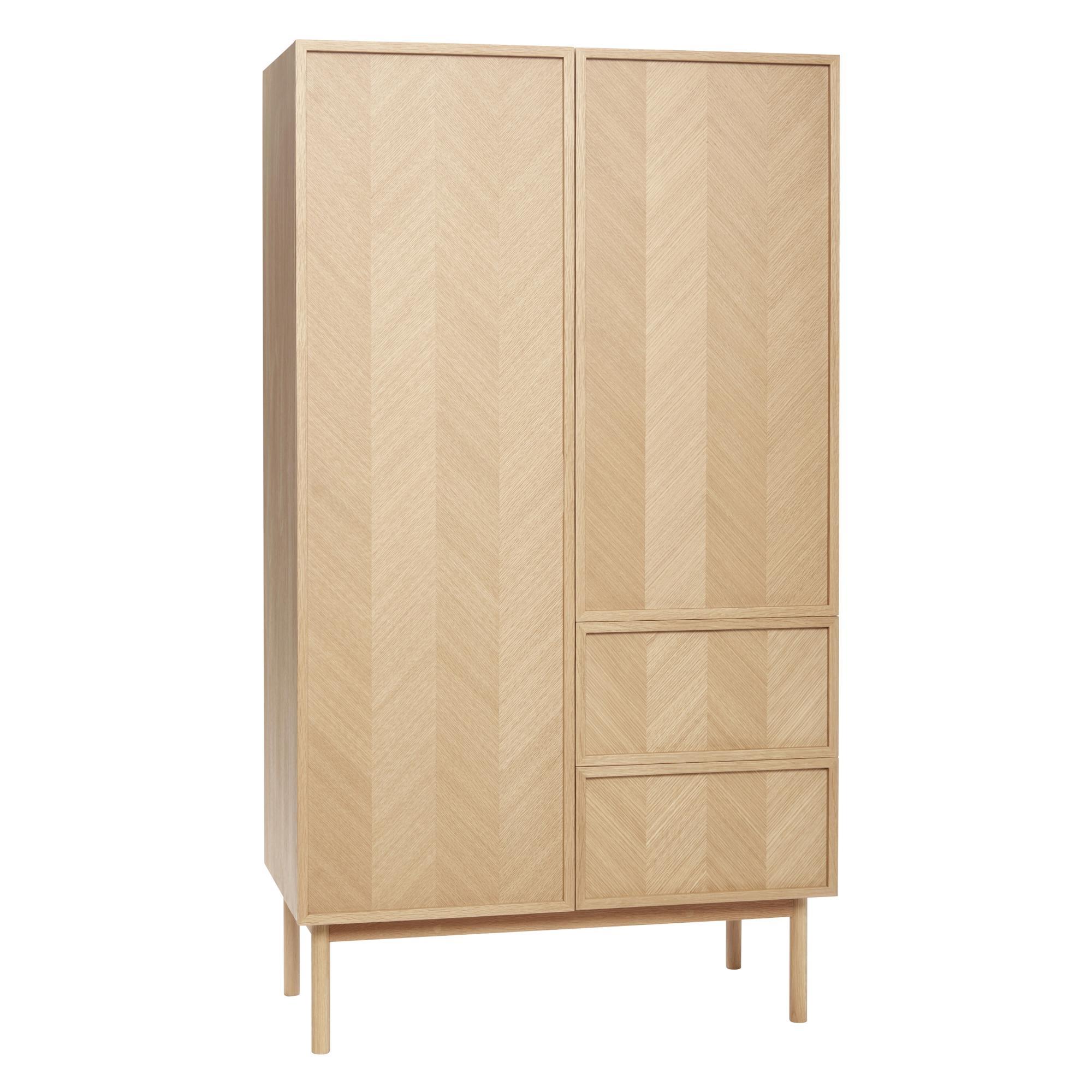 Hübsch Herringbone Wardrobe Large Nature