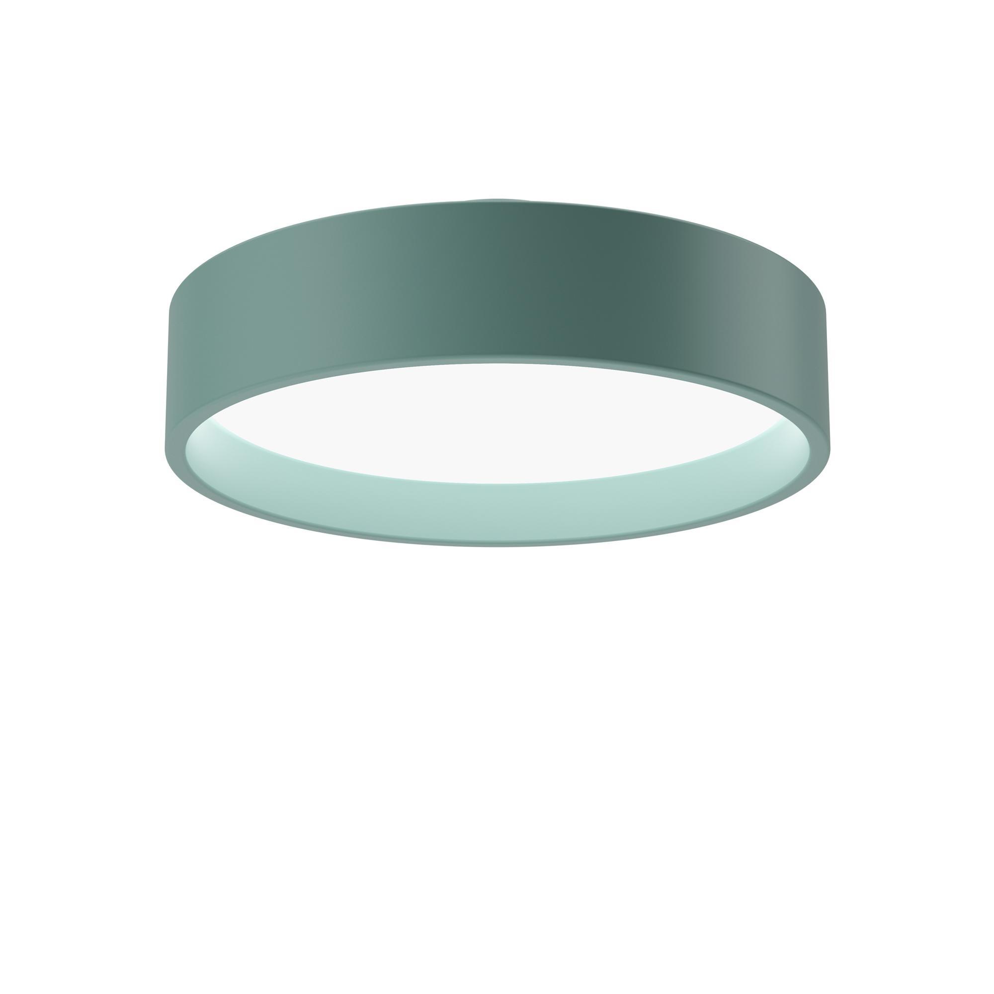 Louis Poulsen LP Circle Loftlampe Opal Diffuser Ø45 3000K & Dali/Switch-Dim Pale Petroleum