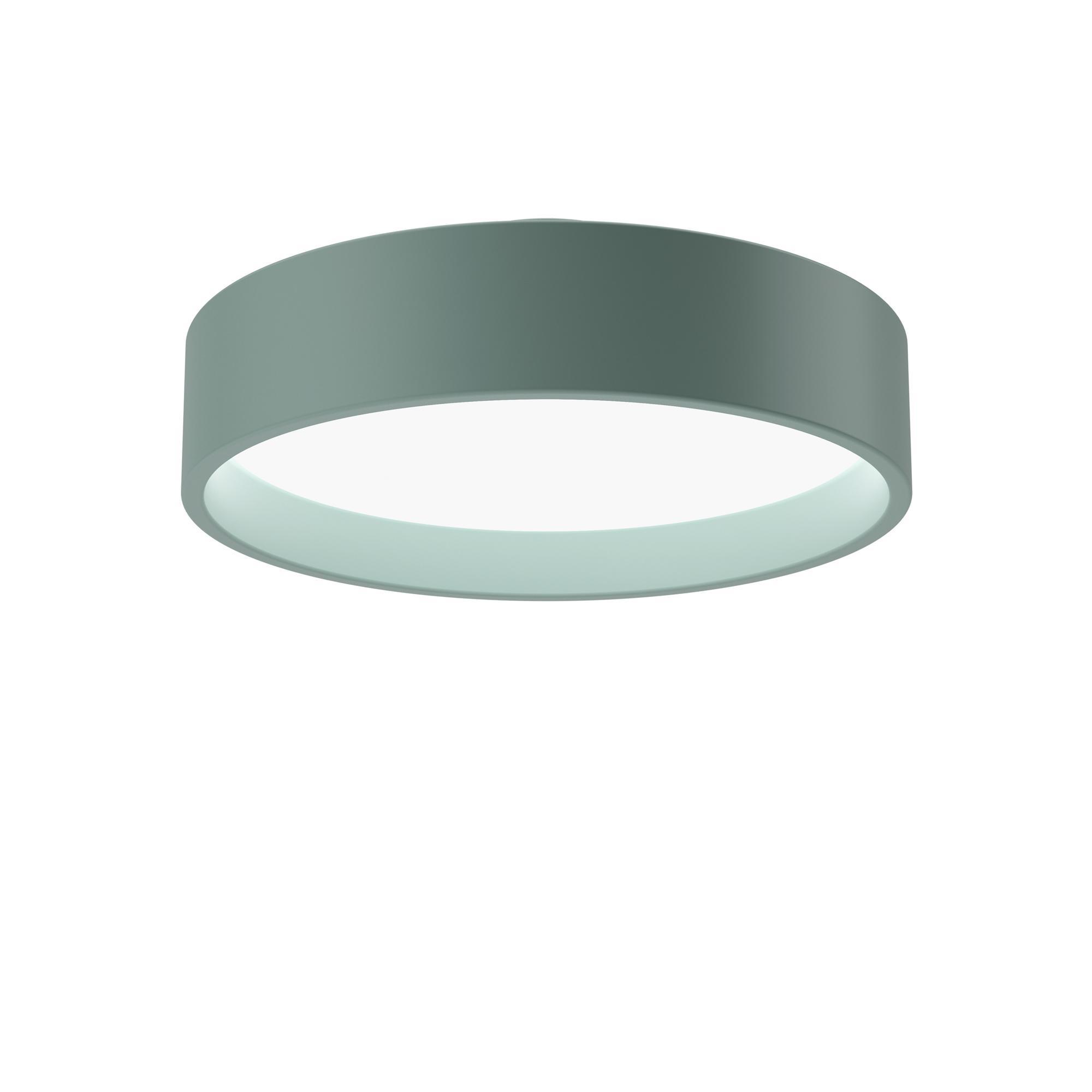 Louis Poulsen LP Circle Loftlampe Opal Diffuser Ø26 3000K & Dali/Switch-Dim Pale Petroleum