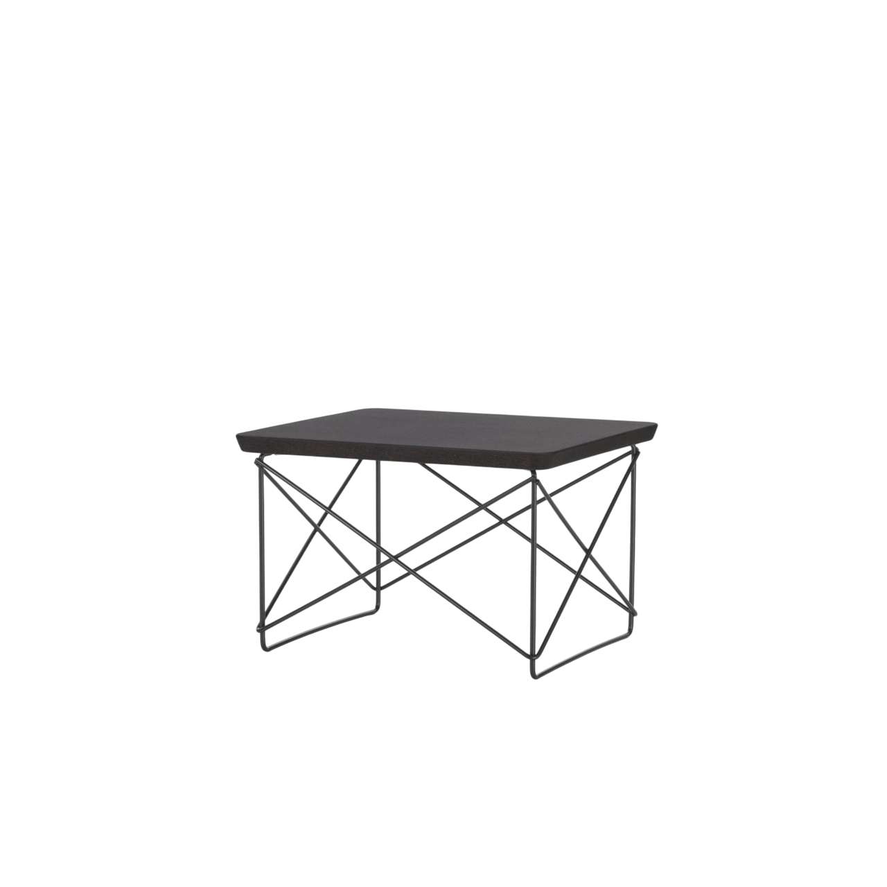 Vitra Occasional Table LTR Yöpöytä/Sivupöytä Tumma Tammi/Musta