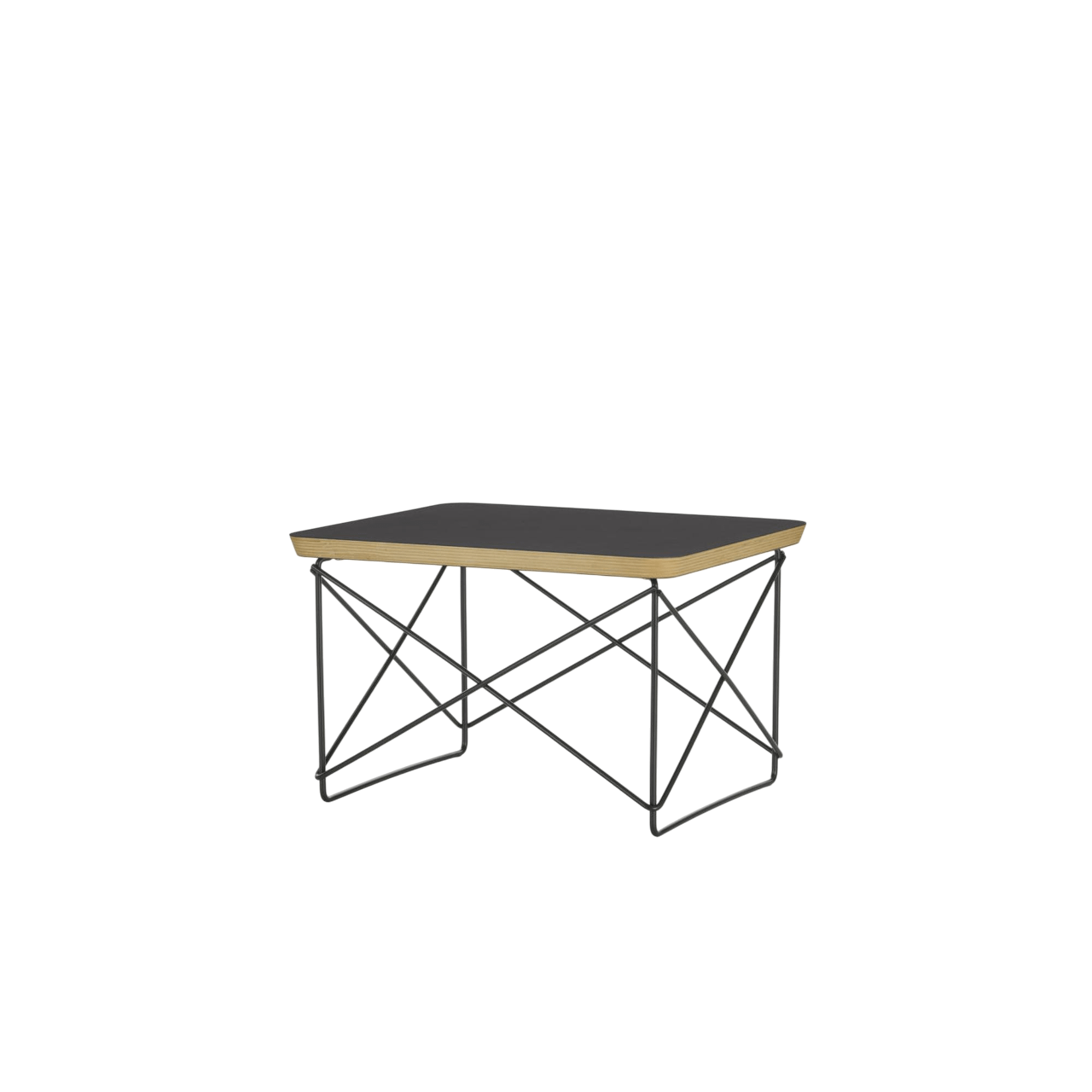 Vitra Occasional Table LTR Yöpöytä/Sivupöytä Musta Laminaatti/Musta
