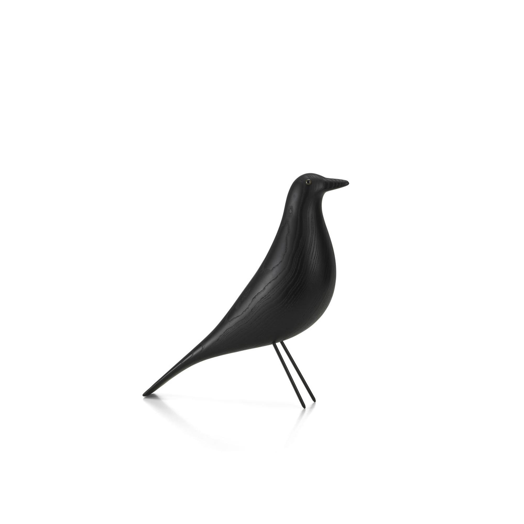 Vitra Eames House Bird -veistos, tuhka/musta