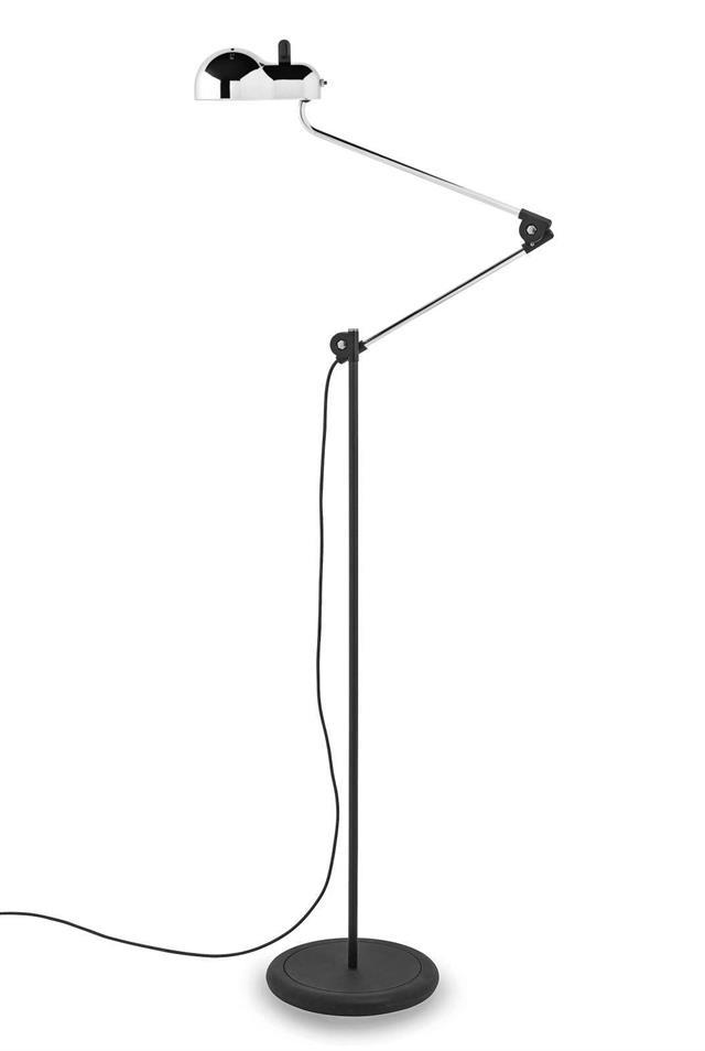 Stilnovo Topo Piantana Golvlampa Krom