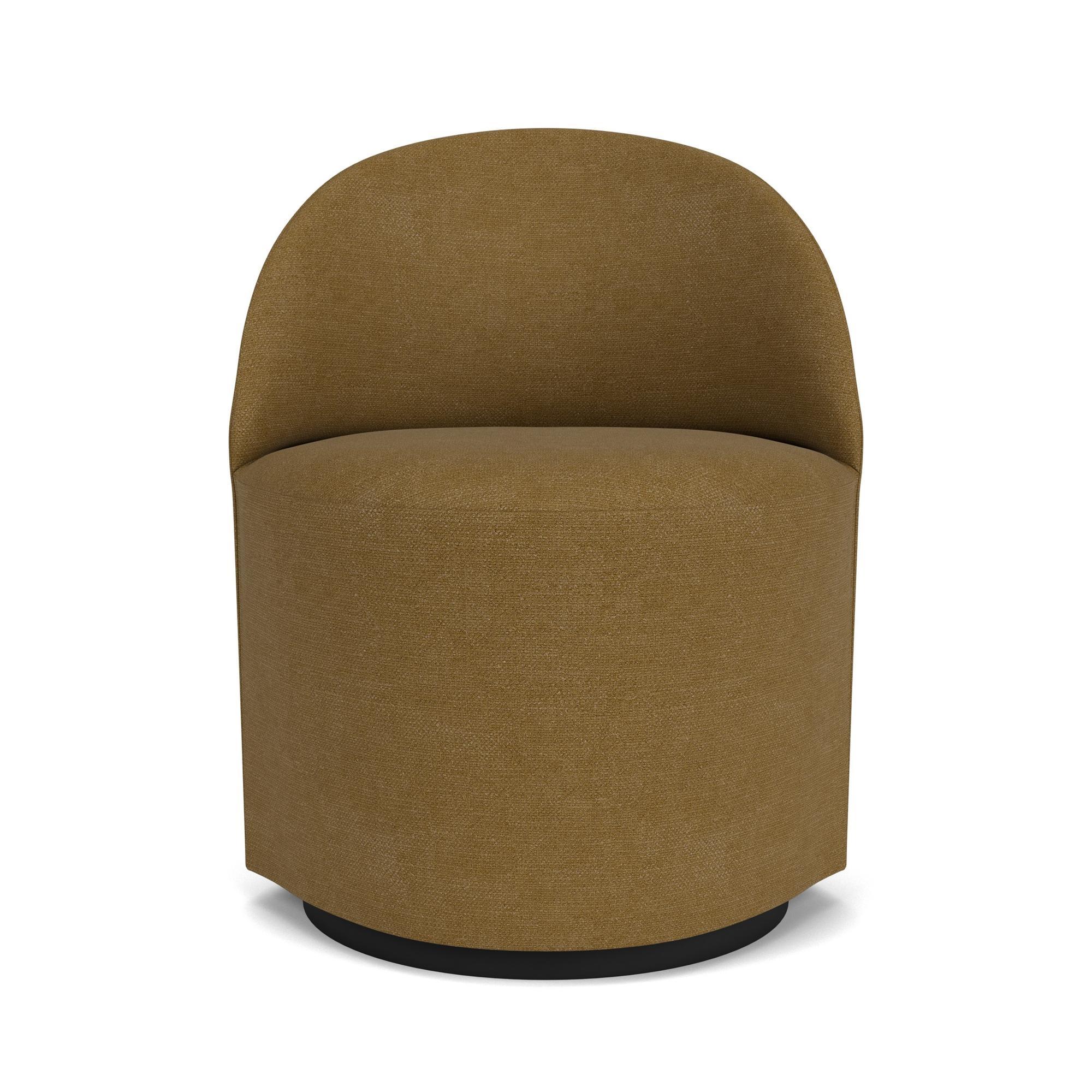 Audo Tearoom Chair With Swivel Gold/Audo Bouclé