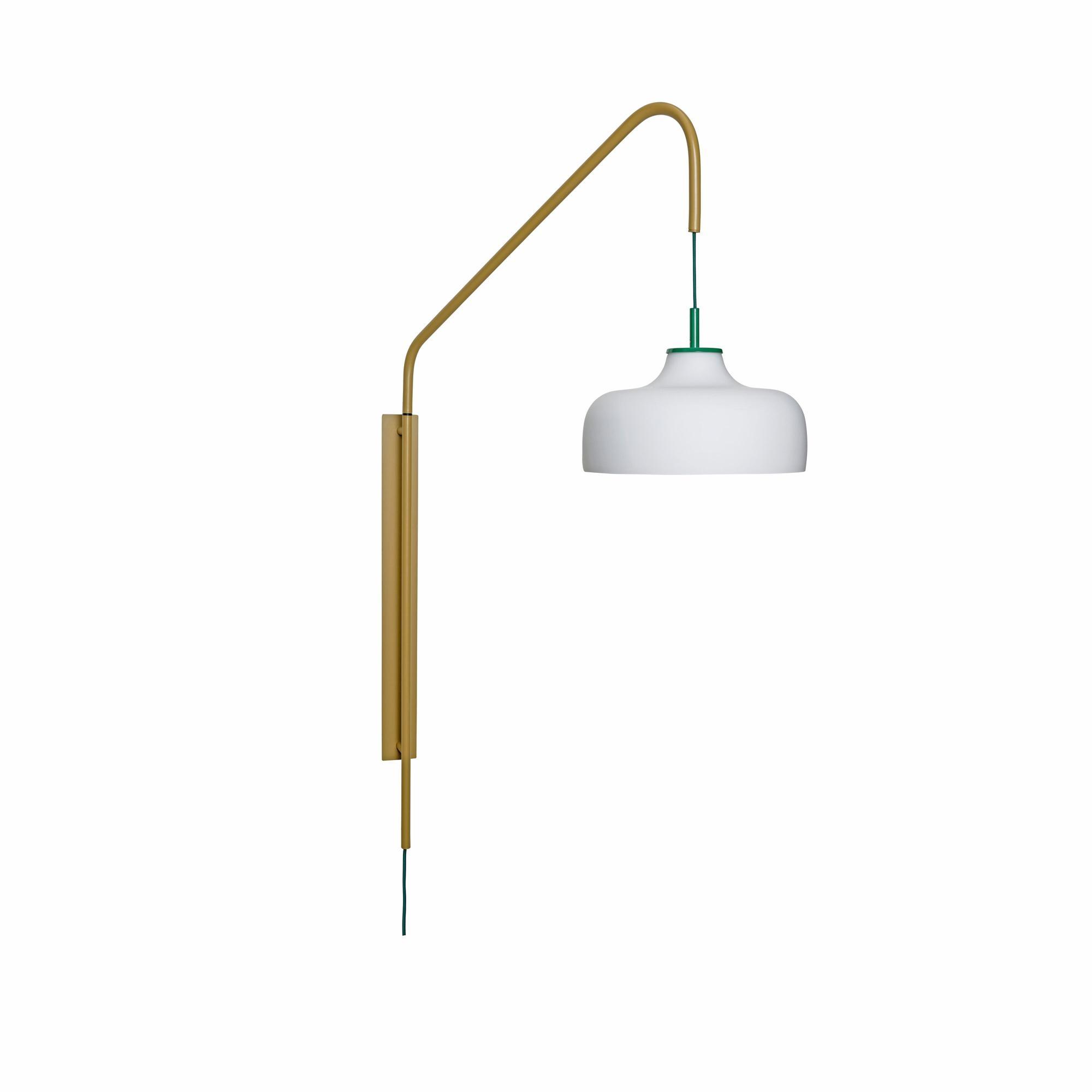 Hübsch Current Wall Lamp Green/ Khaki