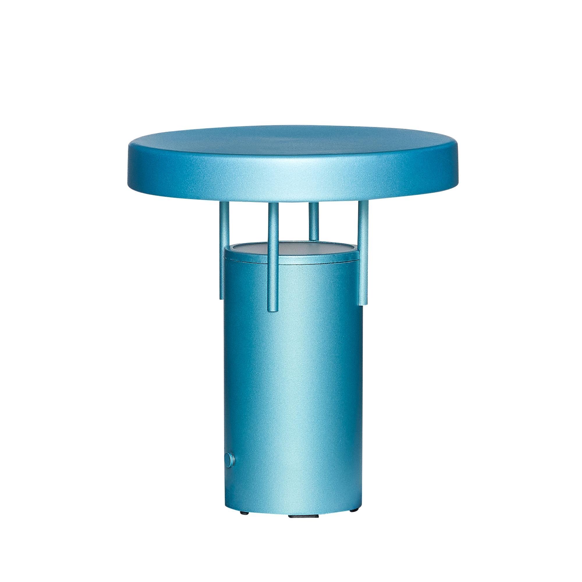 Hübsch BringMe Portable Lamp Mini Metallic Turquoise