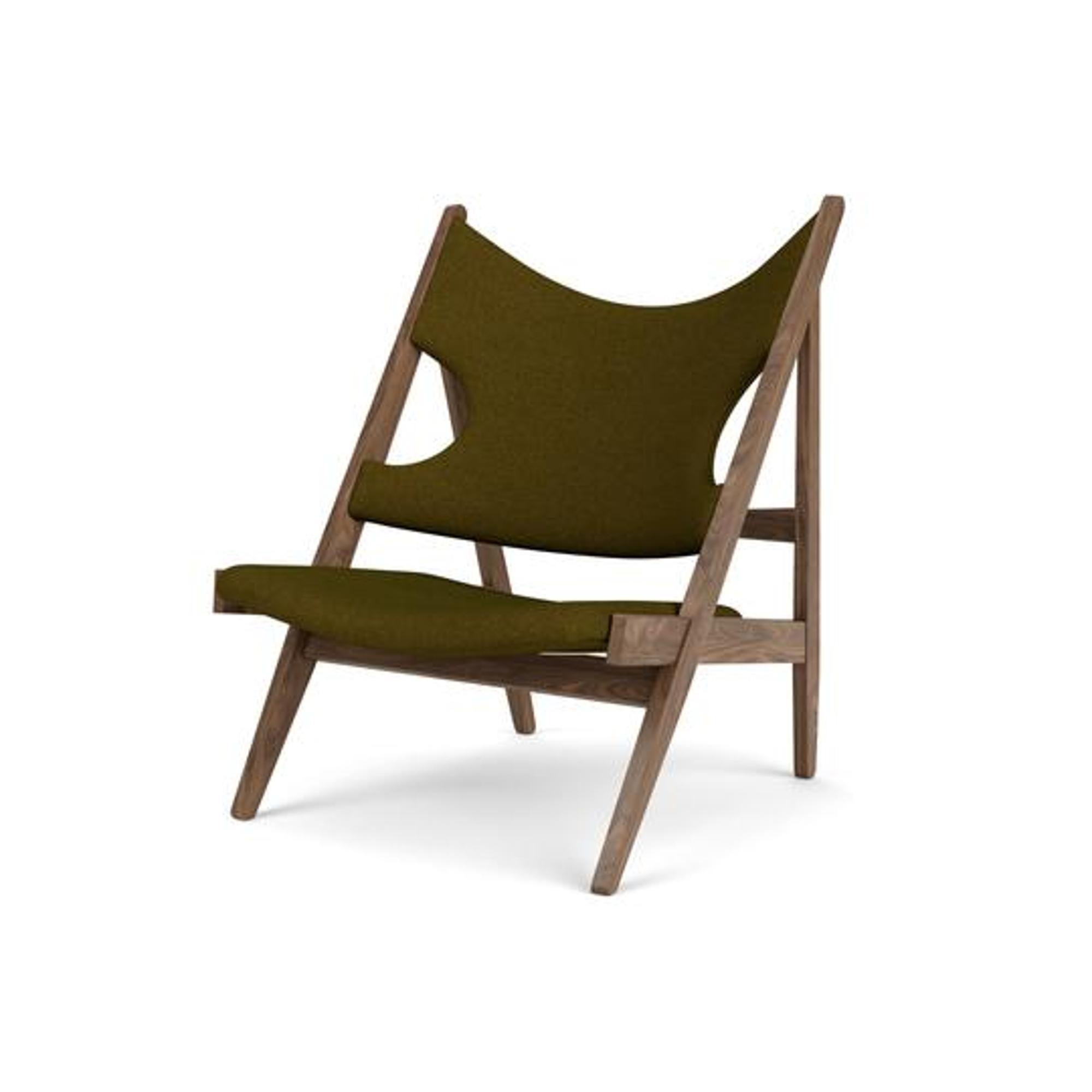 Audo Knitting Armchair Walnut/ Green