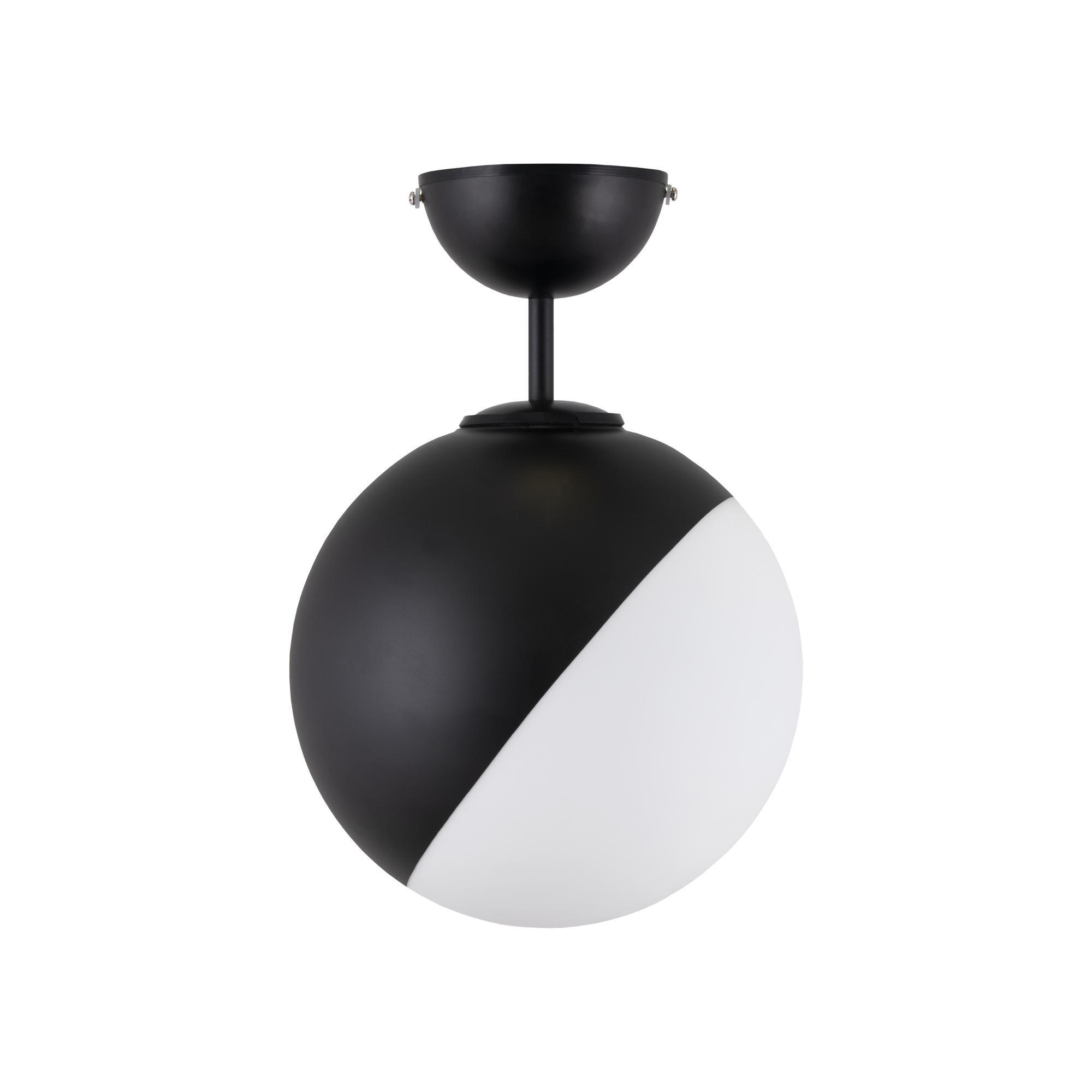 Globen Lighting Contur 25 Plafoniera Nero/Bianco