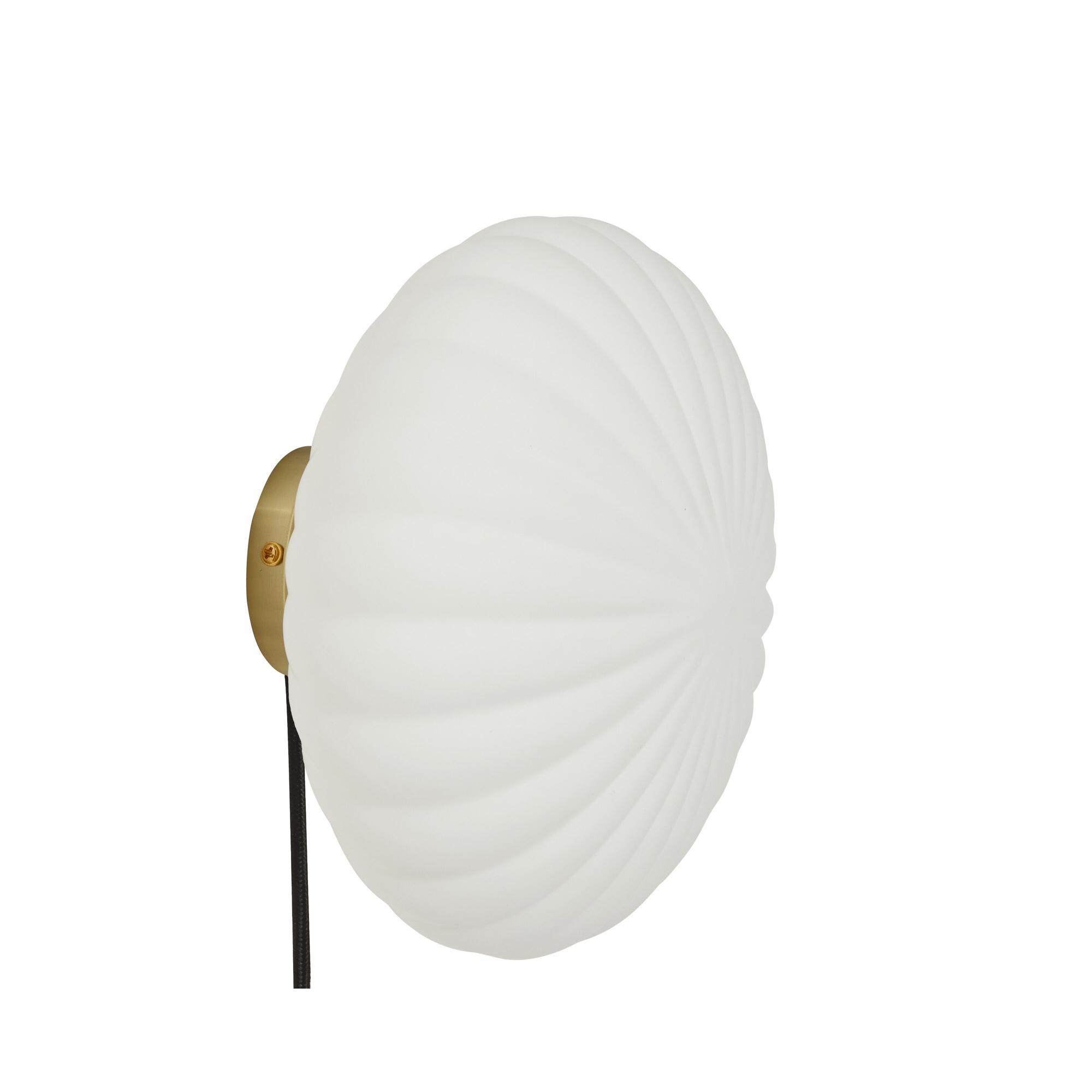 Hübsch Kumu Wall Lamp Ø25 White