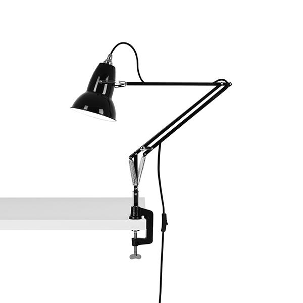 Anglepoise Original 1227 Lamp w/clamp Jet Black