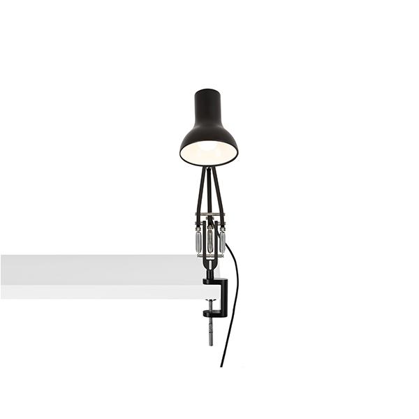 Anglepoise Type 75 Mini Lampe med Klemme Jet Black