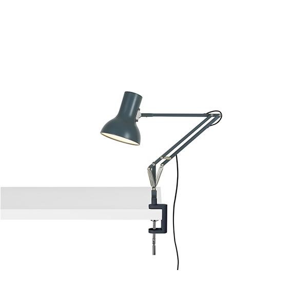 Anglepoise Type 75 Mini Lampe M. Klemme Slate Grey