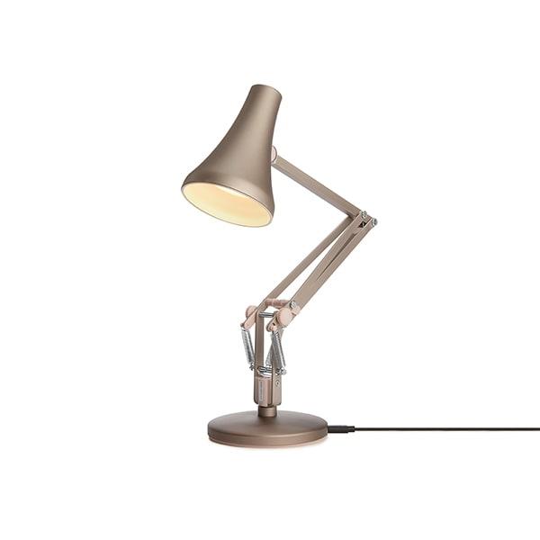 Anglepoise 90 Mini Mini Table Lamp Warm Silver & Blush