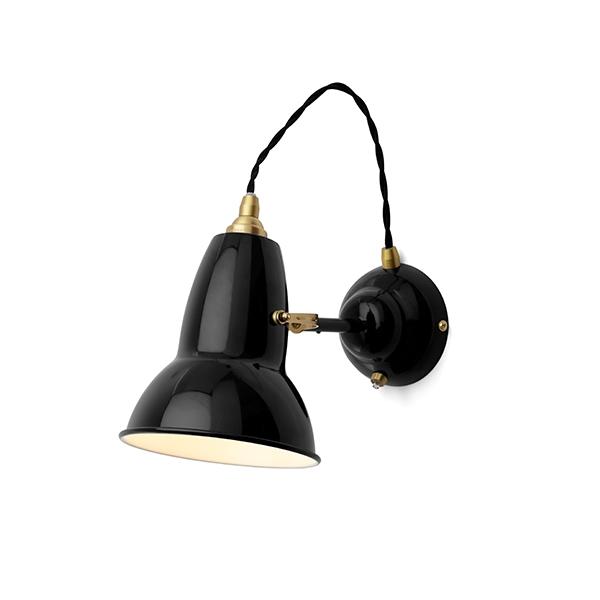 Anglepoise Original 1227 Applique in Ottone Nero Corvino