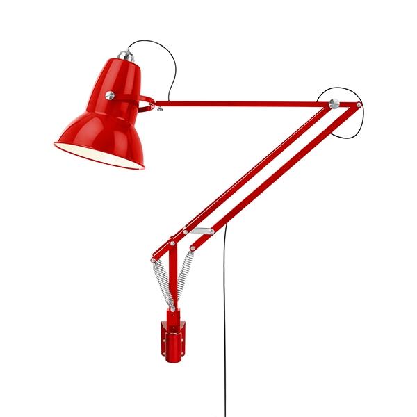 Anglepoise Original 1227 Giant Lampe Dextérieur avec Support Au Mur Crimson Red