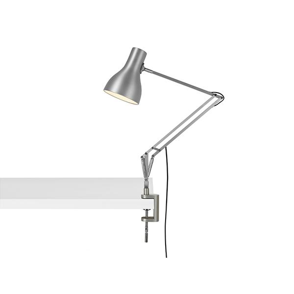 Anglepoise Type 75 Lampe M. Klemme Silver Lustre