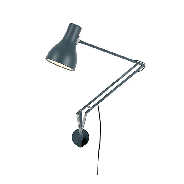 Anglepoise Type 75 Lamp w/wall Mount Slate Grey