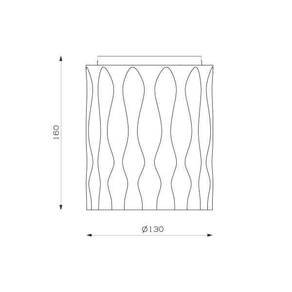 Artemide FIAMMA 15 LED Loftlampe Grå