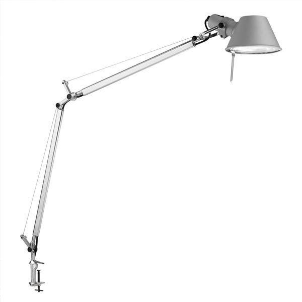 Artemide Tolomeo Table Lamp Aluminium with Clip