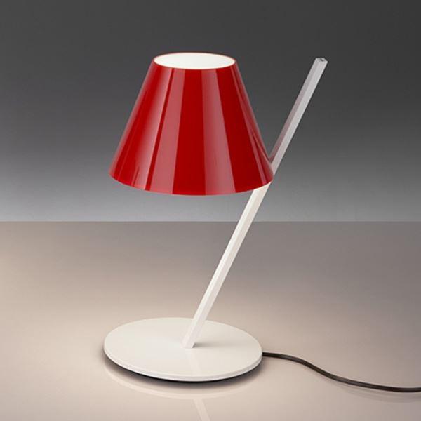 Artemide La Petite Hvid & Rød bordlampe