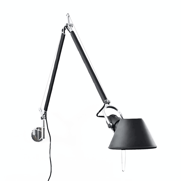 Artemide Tolomeo Wall Lamp Black