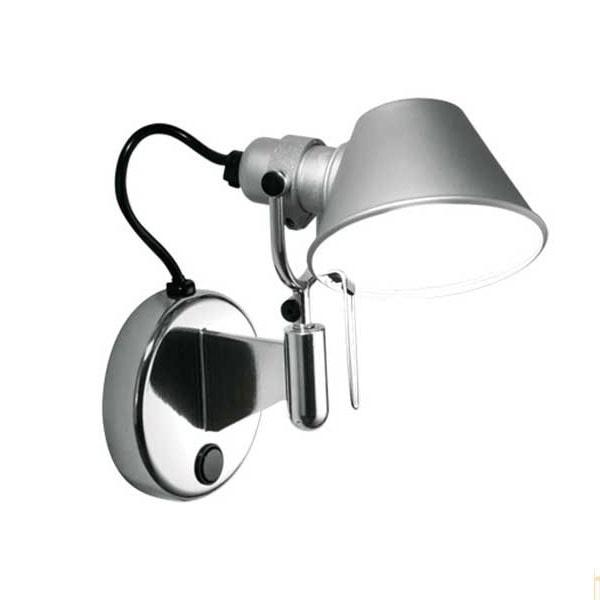 Artemide Tolomeo Micro Faretto Applique murale avec interrupteur