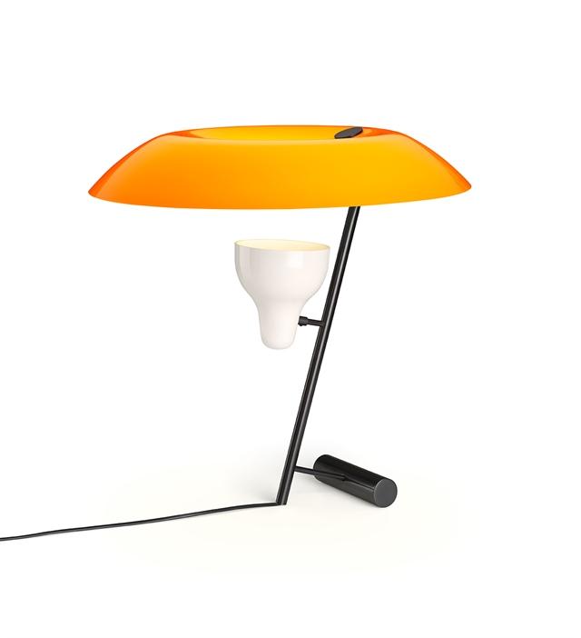 Billede af Astep Model 548 Bordlampe Mørk Messing/Orange