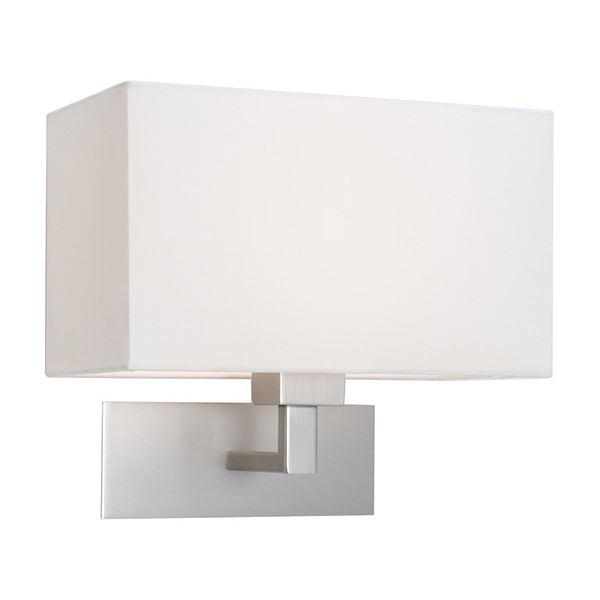 Astro Park Lane Wall Light Matt Nickel White