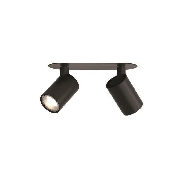 Astro Ascoli Twin Recessed Spot Matt Black