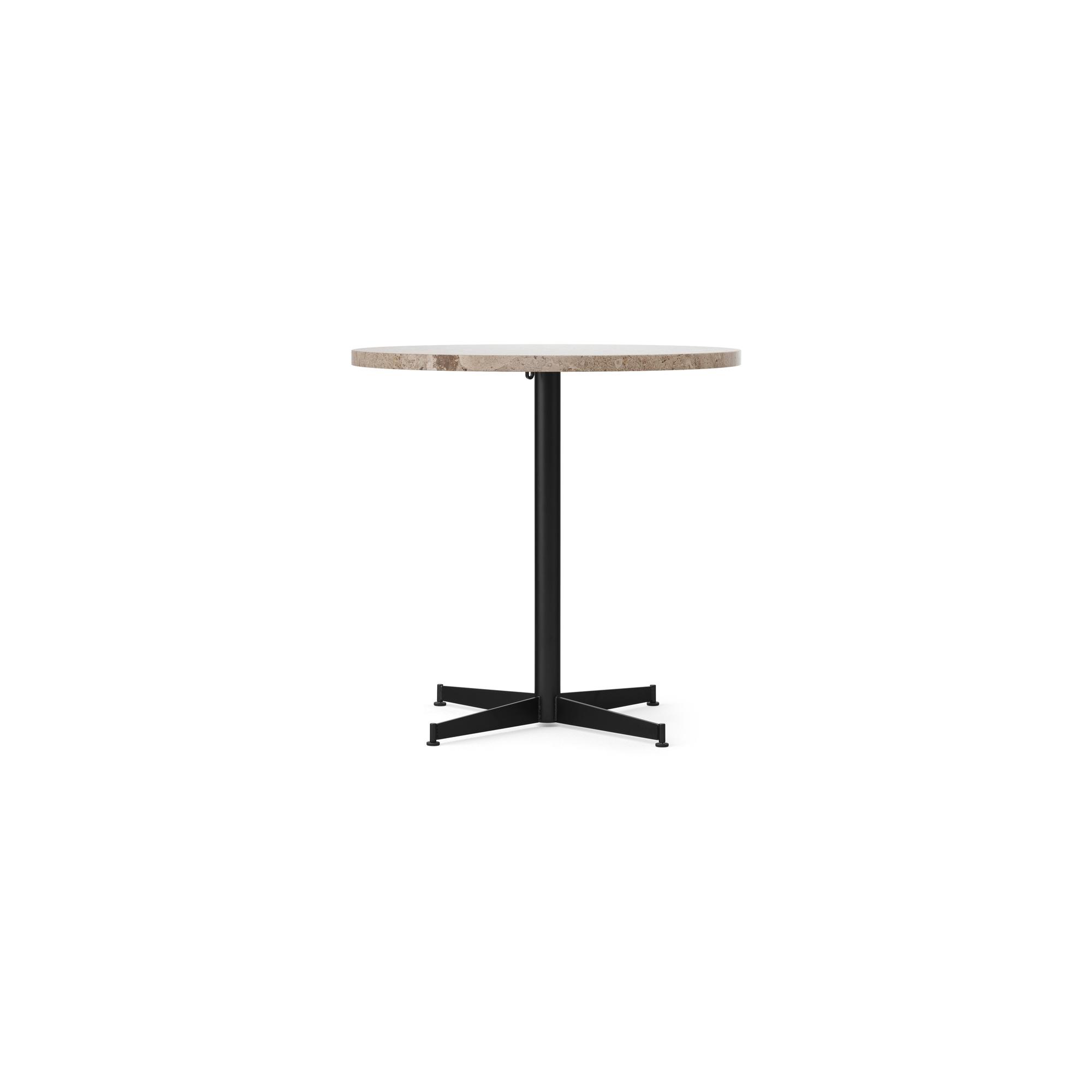 Audo Nook Esstisch Ø80 Schwarz/ Kunis Breccia