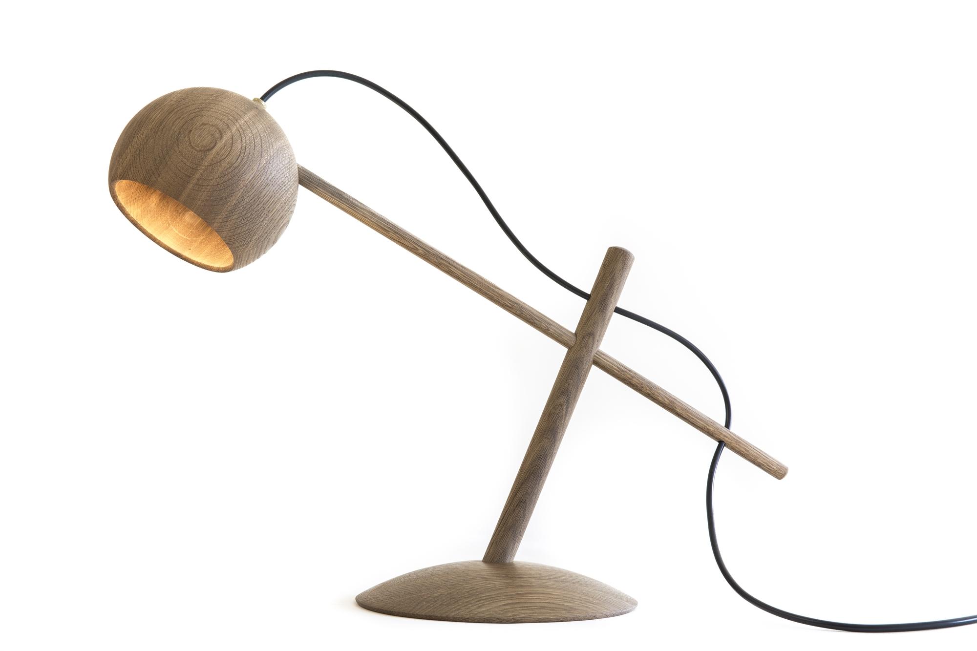 Brdr. Krüger Lune Table Lamp Smoked Oak