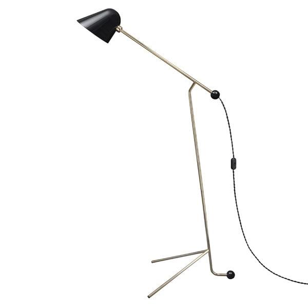 TATO Beghina Floor Lamp Black & Brass