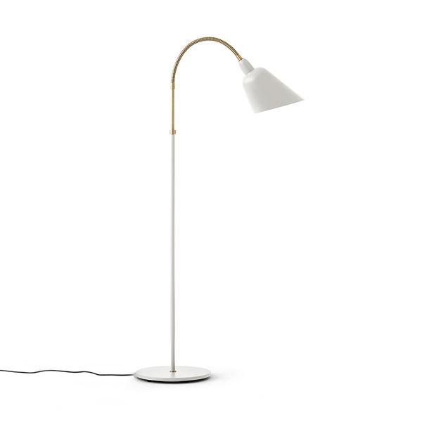 &tradition Bellevue AJ7 Stehlampe Ivory Weiß & Messing