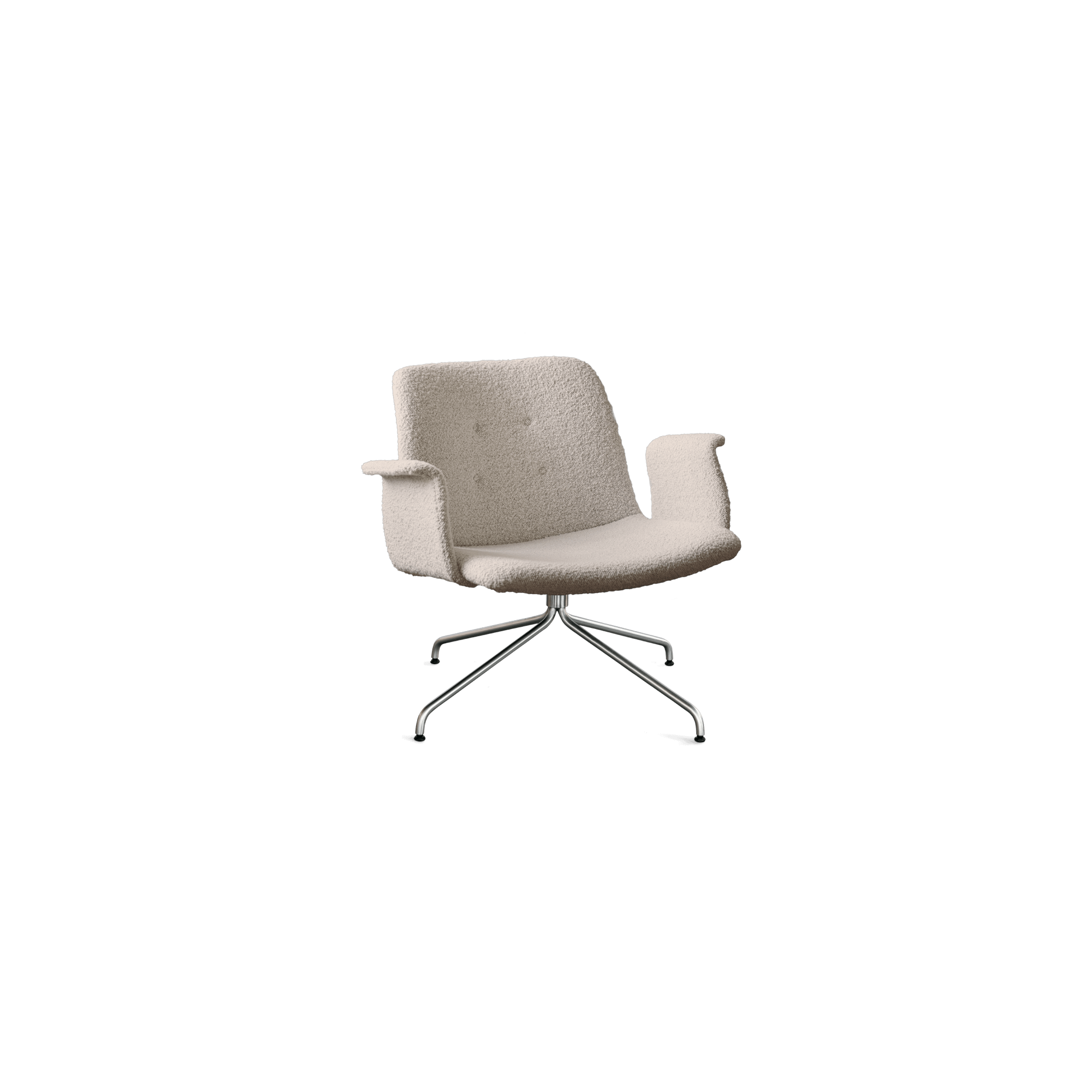 Bent Hansen Primum Fauteuil Met Armleuningen Roestvrij Staal/Ricco 21