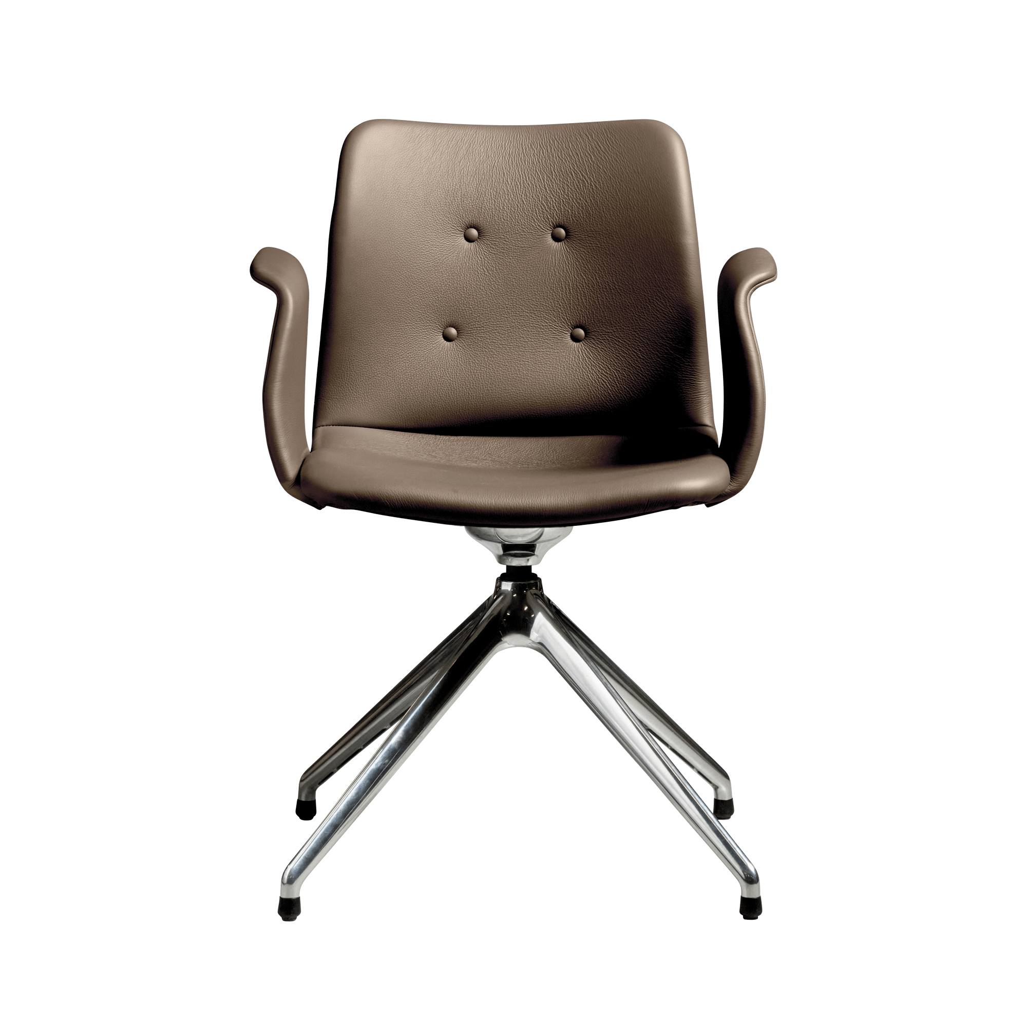 Krzesło do jadalni Bent Hansen Primum 4-Star, polerowana stal/Zenso 3 292