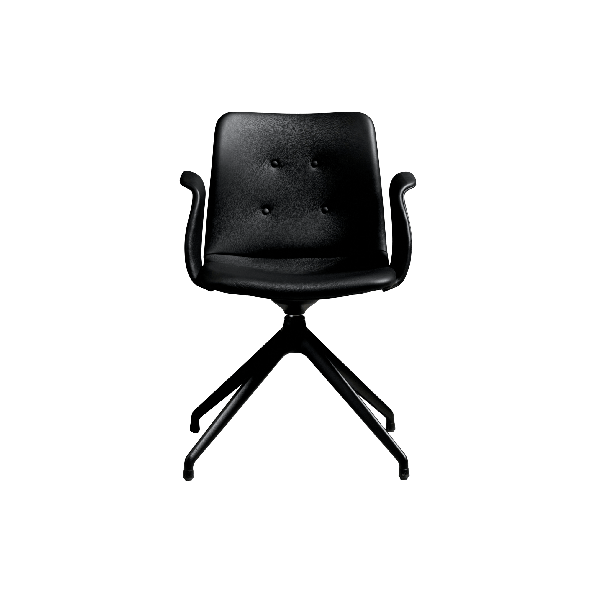 Bent Hansen Primum 4-Star Spisebordsstol Med Swivel Sort/Zenso 3 207