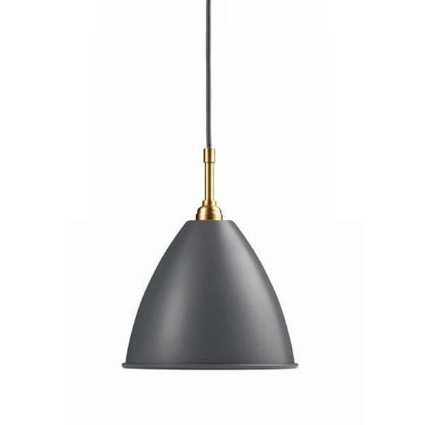 Bestlite BL9M Pendant Medium Grey & Brass