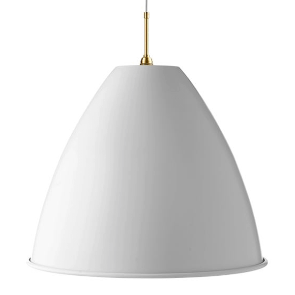 Bestlite BL9XL Pendel Extra Stor Matt Vit & Mässing