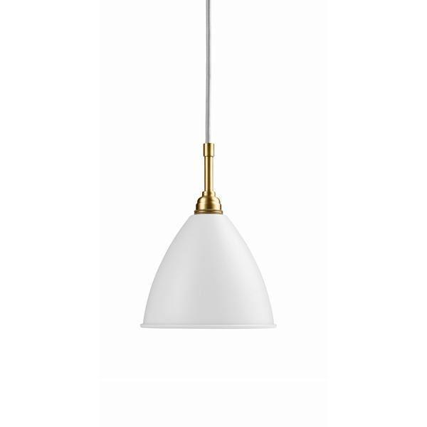 Bestlite BL9S Pendant Small Mat White & Brass